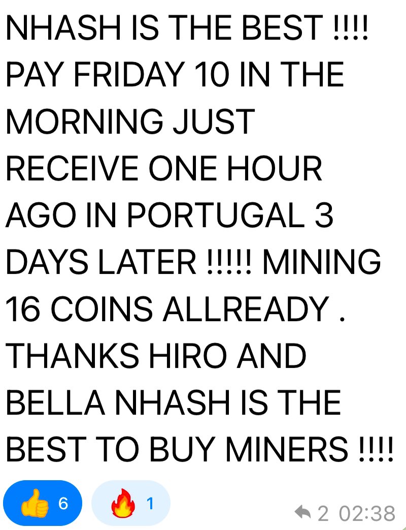 NHASH_Official's tweet photo. 📣🥂One of the most happiest things — Receiving Customers’s Review!!!😁
Goldshell E-DG1M🛠️
#NHASH #Mineral @goldshellminer @dogecoin https://t.co/NiVykGOITJ