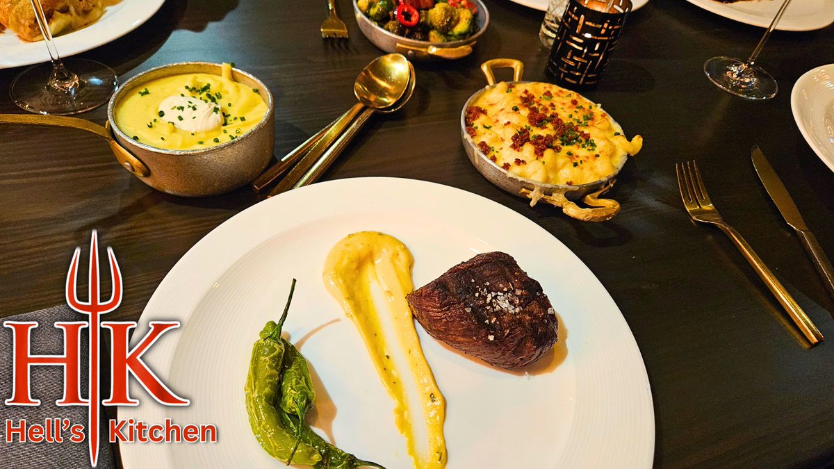 therealTVP's tweet photo. Waited years to try this place, just to let the hype down, and it was a great decision. Full review of Hell's Kitchen #vegas is up now on the YouTube channel. View it here: https://t.co/BfanyQ6GUR https://t.co/RFI37BsYDO
