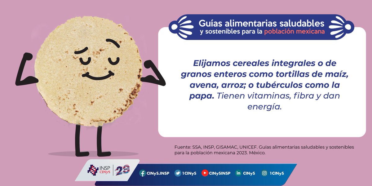1CINyS's tweet photo. Tip para seguir la recomendación de las #GuíasAlimentarias: Elige cereales integrales o de granos enteros
➡️ Agrega 2 cucharadas de avena, salvado o amaranto a tu fruta
Encuentra las Guías en: https://t.co/QsqCydWQBE
#Recomendaciones #TipsSaludables #TipSaludable https://t.co/NOHLtCHxpr