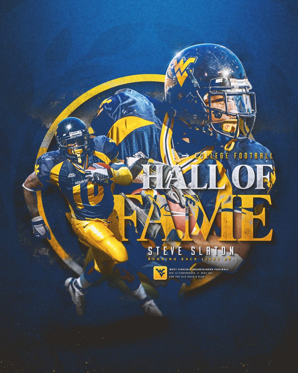 Congratulations and way to go <a href="/Steve23Slaton/">Steve Slaton</a>!!! Unbelievable and well deserved! <a href="/mattystaudt/">Matty Staudt</a> <a href="/BurningCouchPod/">The Burning Couch</a> <a href="/patwhite/">Patrick White</a> #WVUFootball #wvu