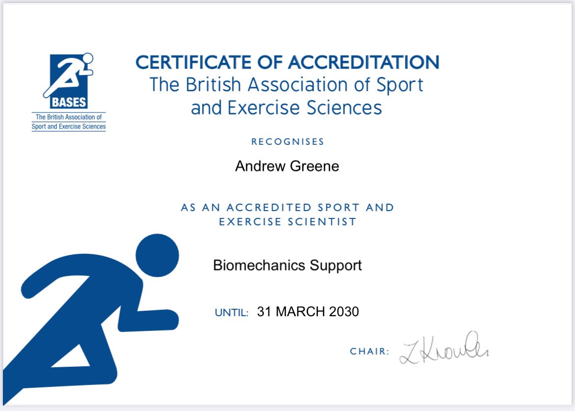 Andrew Greene (@dr_ajgreene) on Twitter photo Delighted to have been awarded @basesuk Sport & Exercise Scientist Accreditation - Biomechanics support. A massive thank you to everyone <a href="/cpfc_w/">Crystal Palace F.C. Women</a> & <a href="/RoehamptonUni/">Uni of Roehampton</a> who have supported me along the way, and a special shout out to all of the athletes who have put their trust in me Delighted to have been awarded @basesuk Sport & Exercise Scientist Accreditation - Biomechanics support. A massive thank you to everyone <a href="/cpfc_w/">Crystal Palace F.C. Women</a> & <a href="/RoehamptonUni/">Uni of Roehampton</a> who have supported me along the way, and a special shout out to all of the athletes who have put their trust in me