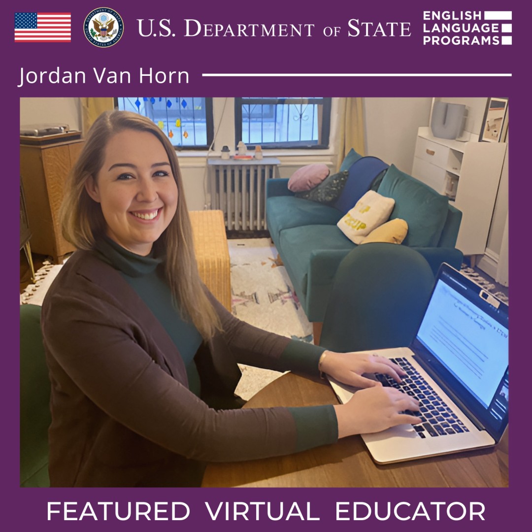 #ELVirtualEducator Jordan Van Horn taught adult students on projects in Senegal, Angola, and the Central African Republic.

Story at bit.ly/VE-VanHorn