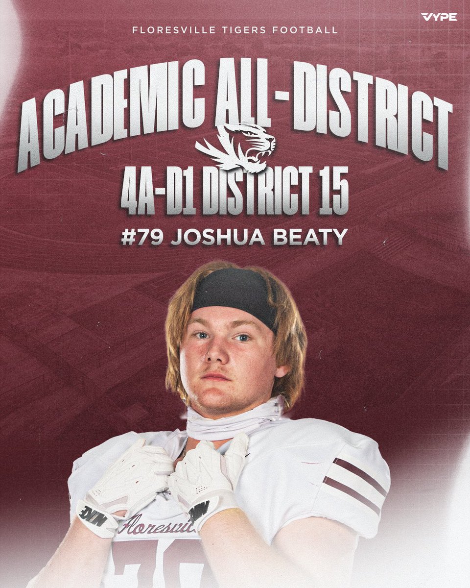 Floresville Tiger Football (@fhs_tiger_fb) on Twitter photo Congratulations to our Tigers on their Academic All-District Selections!
#TTP
<a href="/FloresvilleISD/">Floresville ISD</a> Congratulations to our Tigers on their Academic All-District Selections!
#TTP
<a href="/FloresvilleISD/">Floresville ISD</a>