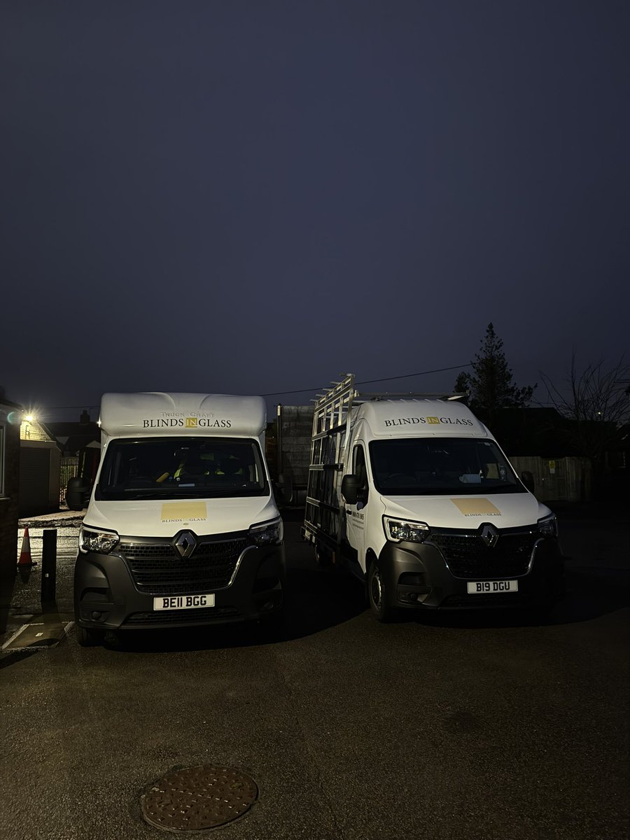 BlindsInGlass's tweet photo. Both loaded & ready for a busy Thursday #GoBiGGonService https://t.co/FQPOFoAfDE