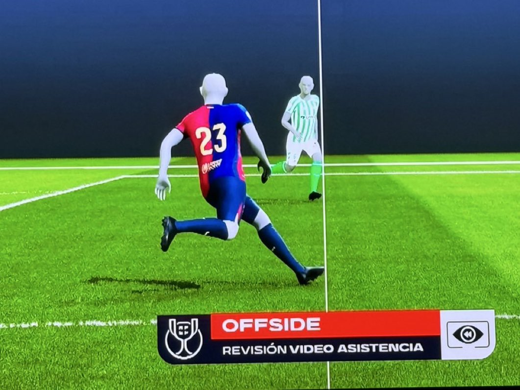 Somhiseremfcb's tweet photo. 😂 El gol anulado a Kounde. https://t.co/zWwvdq9vit