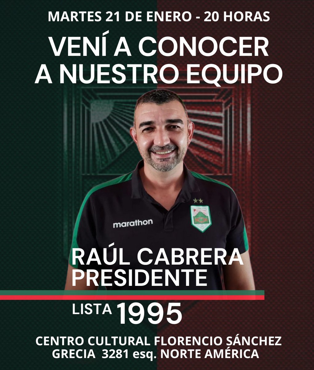 Rampla Juniors - Lista 1995 - Raul Cabrera Presidente