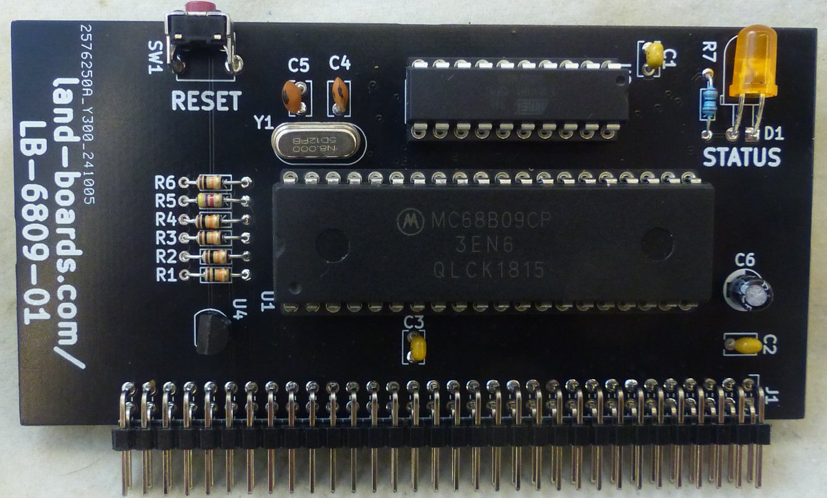 New 68B09 CPU card with LED.