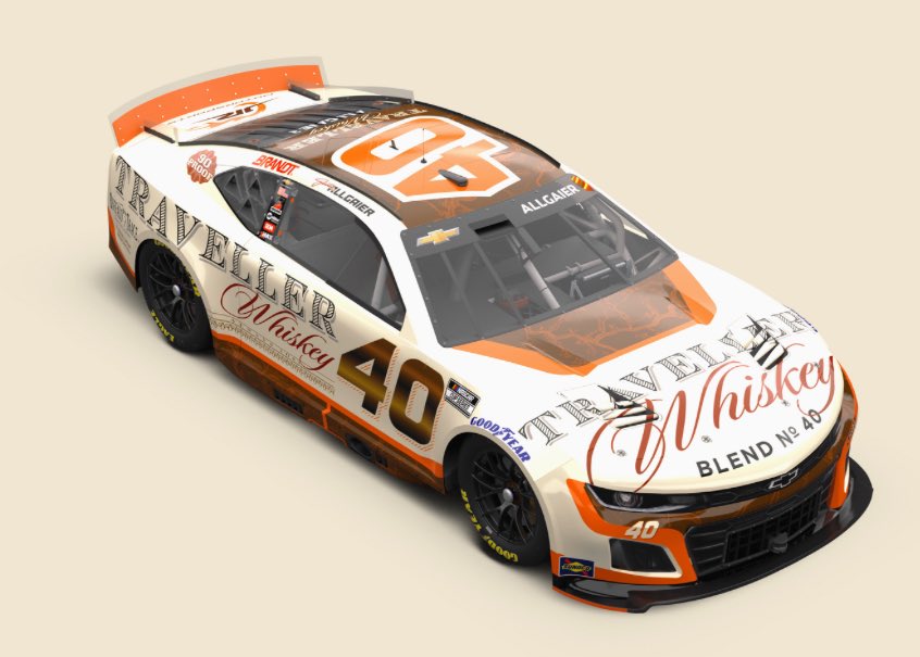 A look at the JR Motorsports No. 40 Cup car for Justin Allgaier