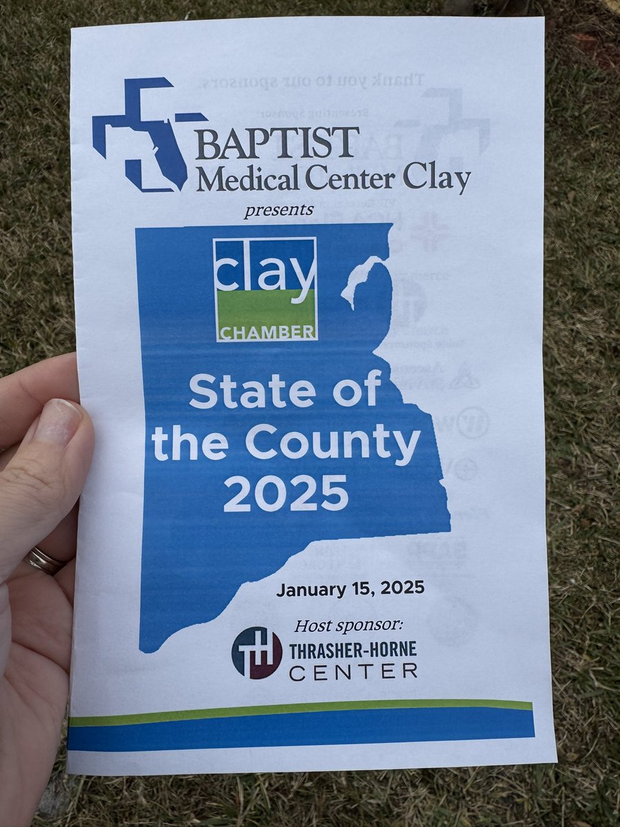 2025 State of the County event, hearing about Clay County’s incredible growth and future plans! As our community continues to expand, we’re thrilled to welcome more students who will thrive under the guidance of our exceptional educators. The future is bright in Clay County!