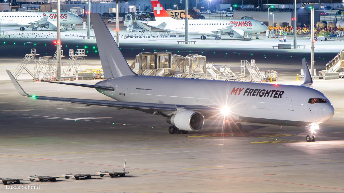 aviation_schmid's tweet photo. My Freighter / Boeing 767-300ER WL F / UK67018 / ZRH - 11.1.25
#AvGeek #planespotting #planes #planespotter #aviation #aviationphotography #spotting #ZRH #ZRHAirport #ZRHmovements #boeing #767f #uk67018 #myfreighter https://t.co/k2tTq9a6cp
