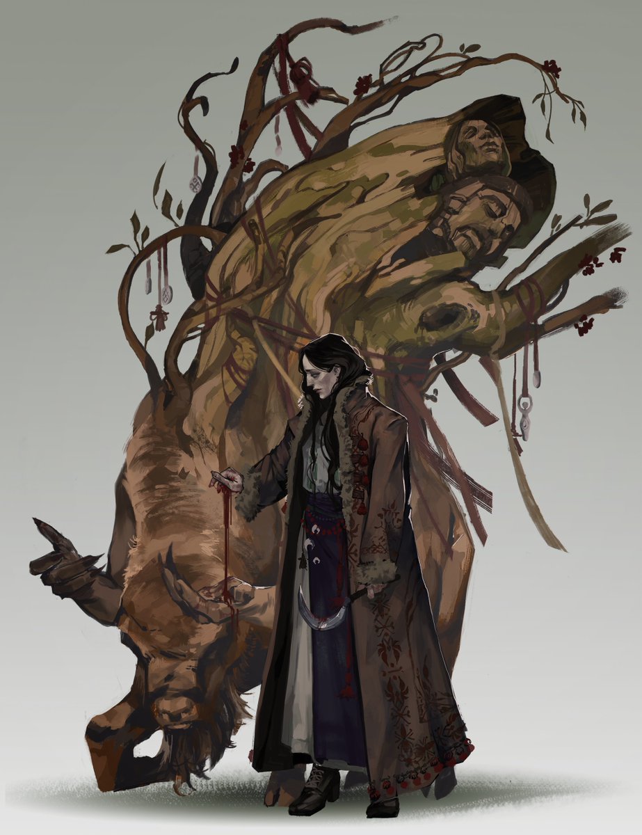 MoldyPancakez's tweet photo. [oc] spirit caretaker https://t.co/8YujNeZhZS