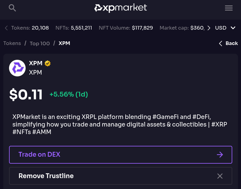 CKJCryptonews's tweet photo. Xpmarket on fire π₯ $0.11+32% 1W $XPM @xpmarket
$XPM +33% 1W
$XPM +30% 1M
#XPM + 520% 3 months π€―
Load $XPM Bags next stop Top #3 on $XRPL
Rand #6
Over 10,000 #TrusTLines https://t.co/JOOZPve3rq