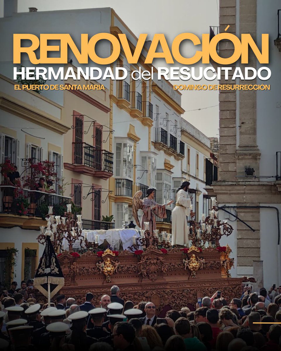 amlagrimas's tweet photo. 𝐑𝐄𝐍𝐎𝐕𝐀𝐂𝐈𝐎́𝐍

✒️📃 Anunciamos la renovación con la Hermandad de la Resurrección de El Puerto de Santa María para que sigamos siendo la música de Jesucristo Resucitado en la jornada del Domingo de Resurrección de 2025. 

@HermandadResuci 

#Lágrimas https://t.co/17Mt0FKkS6