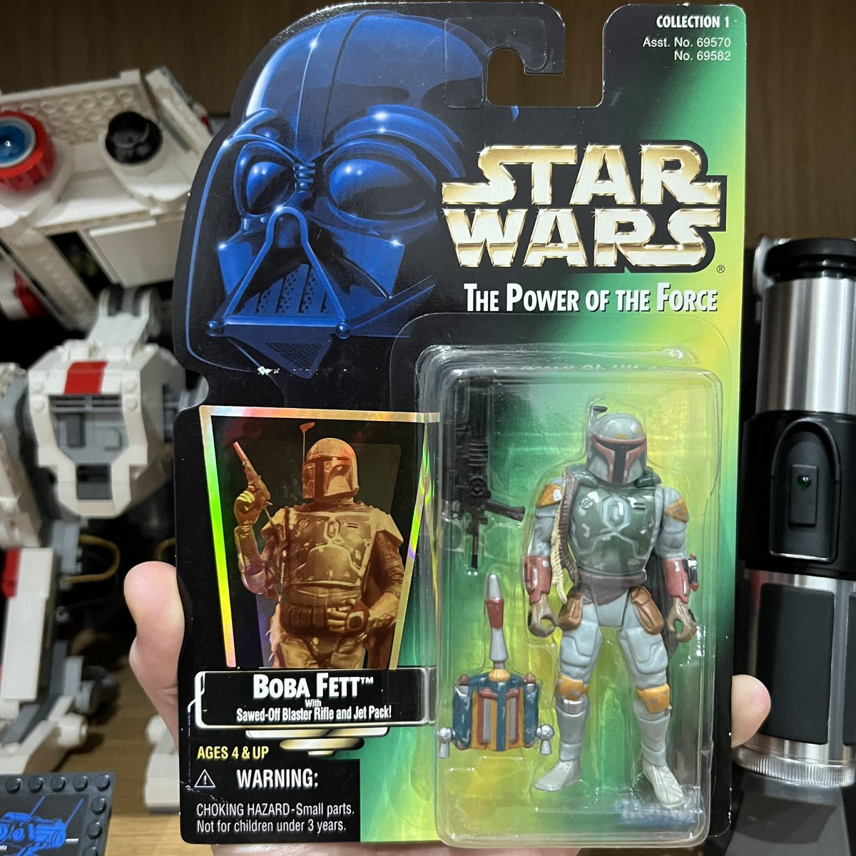 bobafettloot's tweet photo. “Llevad al capitán Solo a la bodega de carga”
#StarWars #ThePowerOfTheForce
Boba Fett (With Sawed-Off Blaster Rifle and Jet Pack!)
#Hasbro #Kenner https://t.co/ie0XMebqsJ
