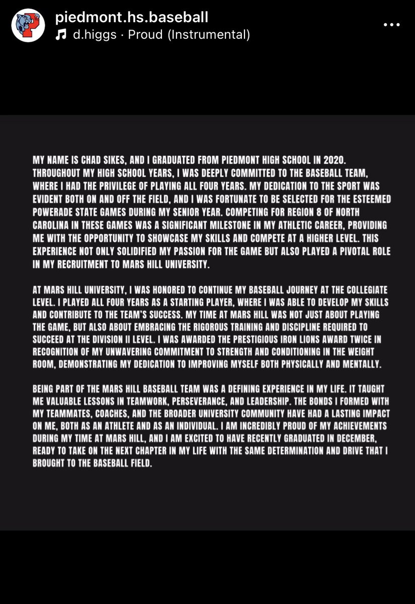 Piedmont Panthers Baseball tweet media