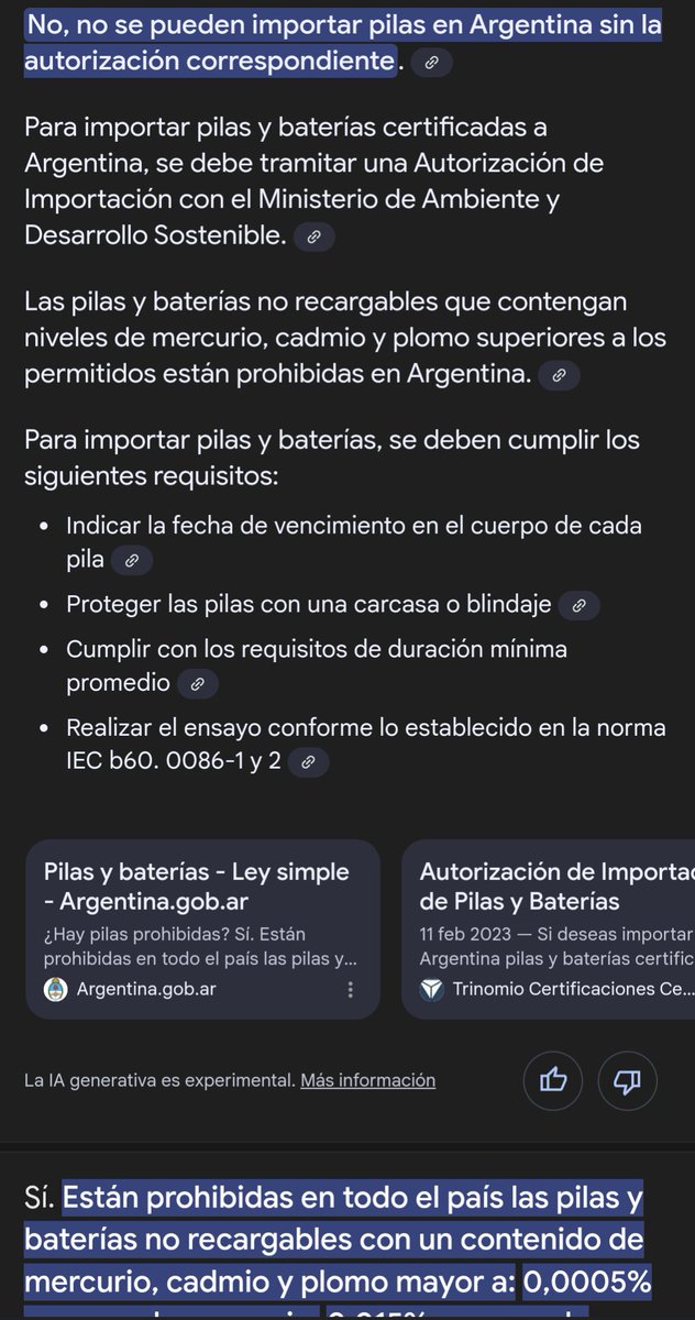 Patofsiles's tweet photo. Se puede hacer algo con esto?
Un privado no puede comprar pilas al exterior?
Estoy obligado si o si a pagar sobre precios del mercado local? Los que venden acá porq pueden y yo no?
@fedesturze 
Ayudenme con su RT https://t.co/VZ311Dl8lt
