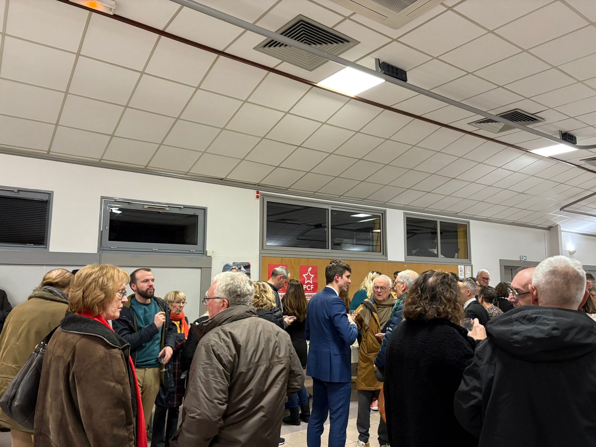 Une centaine de participants aux vœux du PCF de la Somme. Merci <a href="/IanBrossat/">Ian Brossat</a> pour sa venue. 

En route pour les municipales, rassemblons la gauche et construisons un projet qui réponde aux attentes des Amiénois.