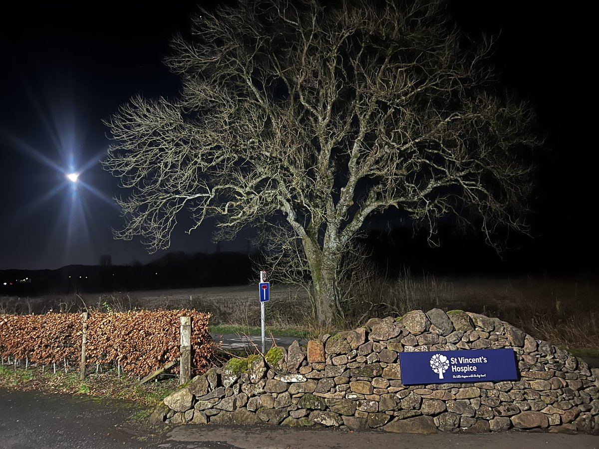 As I left the hospice tonight, the tree bathed in the full moon’s light reminded me of the strength and peace we strive to offer the families we support—quiet beauty amidst their challenges. A symbol of resilience, just like those we care for 💙