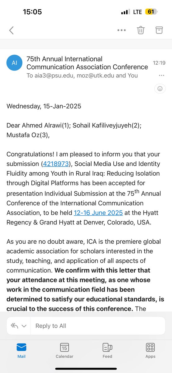 See you at Denver my colleagues and friends! #ica2025