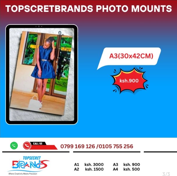 NEXTprintHub's tweet photo. We create custom photo mounts that add elegance and personality to your cherished moments. Perfect for gifts, home décor, or special events.
— See our prices below and contact us.
Call: 0799 169 126/0105 755 256
#PhotoMounts #CreativeTouches https://t.co/Xa3wBWU1ob
