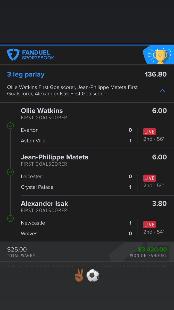 igiozee_peter's tweet photo. @JDGoldboys Combined what you had for a first goalscorer ✅📈 https://t.co/mcmkj8chN7