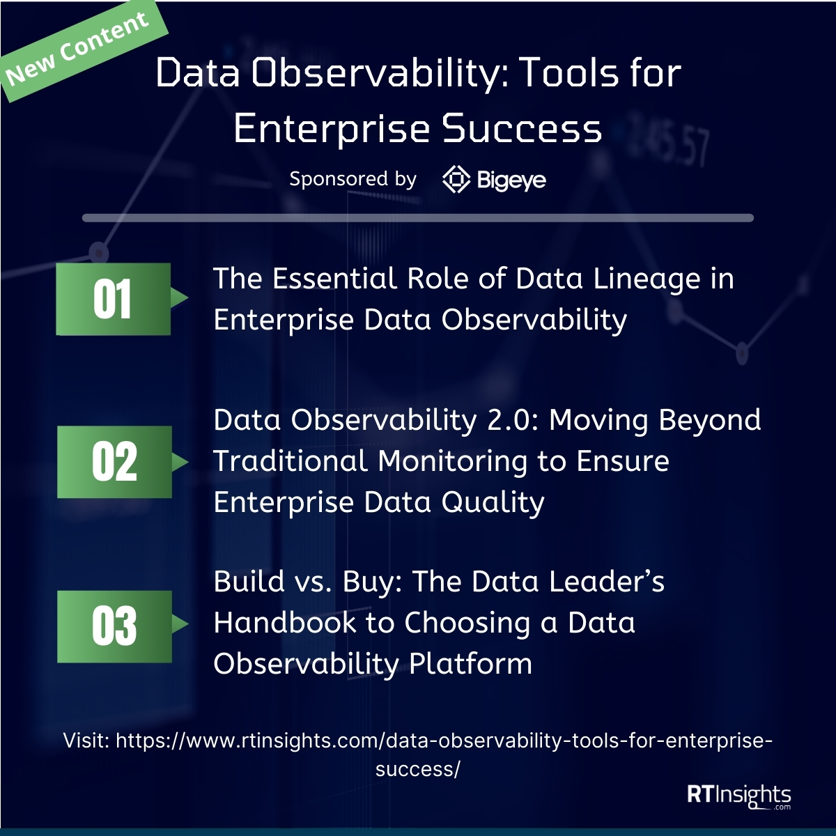Explore how proactive #DataManagement approaches that use #observability data can help:

▪️Resolve data quality issues faster
▪️Improve operational efficiency

and more in our new resource center, sponsored by <a href="/Bigeyedata/">Bigeye</a>.

Visit now➡️ rtinsights.com/data-observabi…