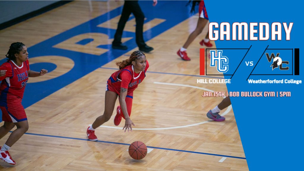 HillWBB's tweet image. G A M E D A Y !  G A M E D A Y  ! 🏀🔥 

Rebels are back in action at Home Tonight as they take on Weatherford College ! Tune in Live as Tip- Off begin @ 5pm!

🆚: Weatherford College 
⏰: 5pm
 📍: Bob Bullock Gymnasium 
📺: tsbnsports.com/weatherford-vs…

#HillCollege #NJCAA #Together