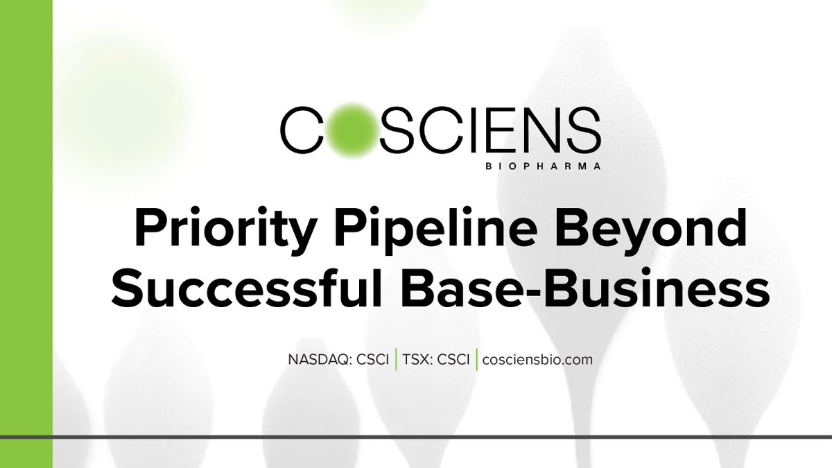 COSCIENS BIOPHARMA tweet media
