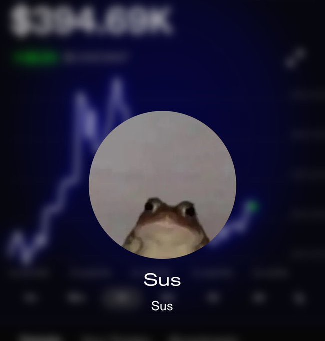 CryptoD12578554's tweet photo. @_Shadow36 that’s $sus bro https://t.co/MS8O1i9DdE