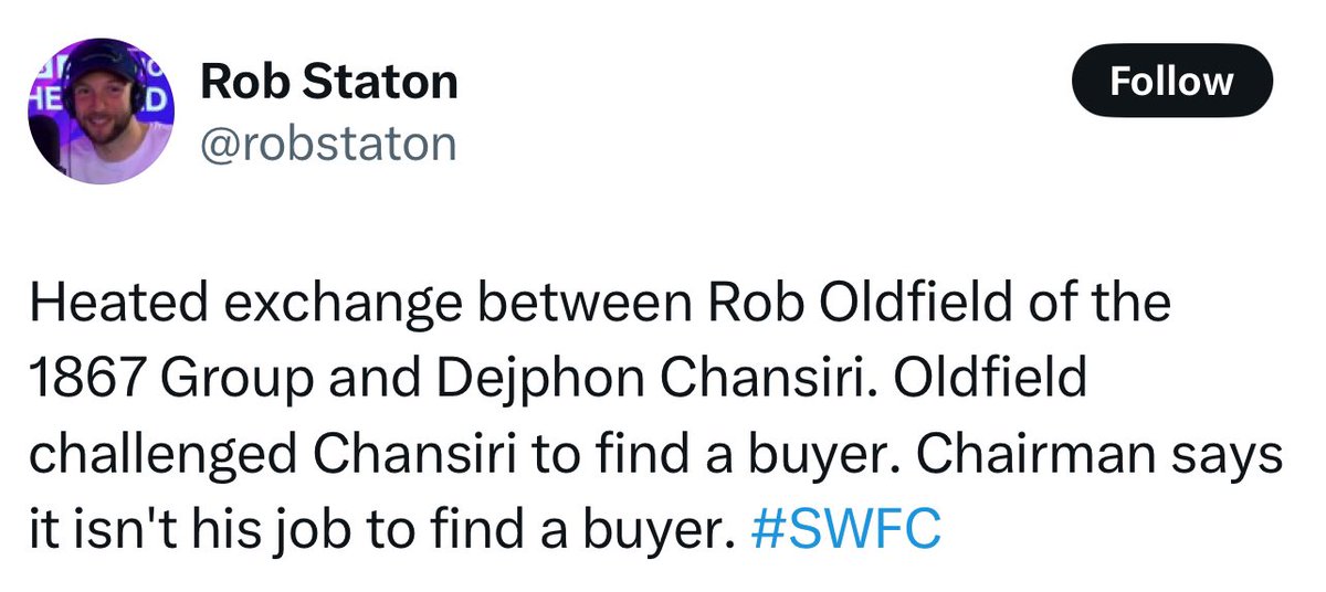 secondtierpod's tweet photo. Sheffield Wednesday have held a fan forum tonight with the mad owner Dejphon Chansiri.

Here’s some of the highlights…

Seems like it’s gone well then! https://t.co/iJlWUWf5xZ