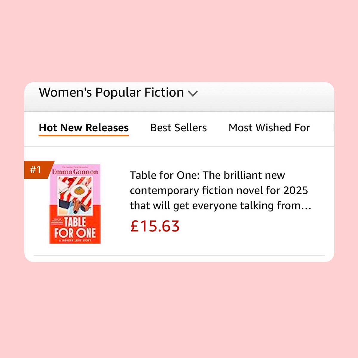 Emma Gannon (@emmagannon) on Twitter photo Table For One, published by <a href="/HarperFiction/">HarperFiction</a>, coming April 24 2025 🐶🍽️🪑smarturl.it/TableForOneHB Table For One, published by <a href="/HarperFiction/">HarperFiction</a>, coming April 24 2025 🐶🍽️🪑smarturl.it/TableForOneHB