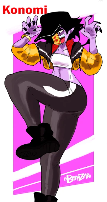 Vampire girl or Umbrella Yokai 