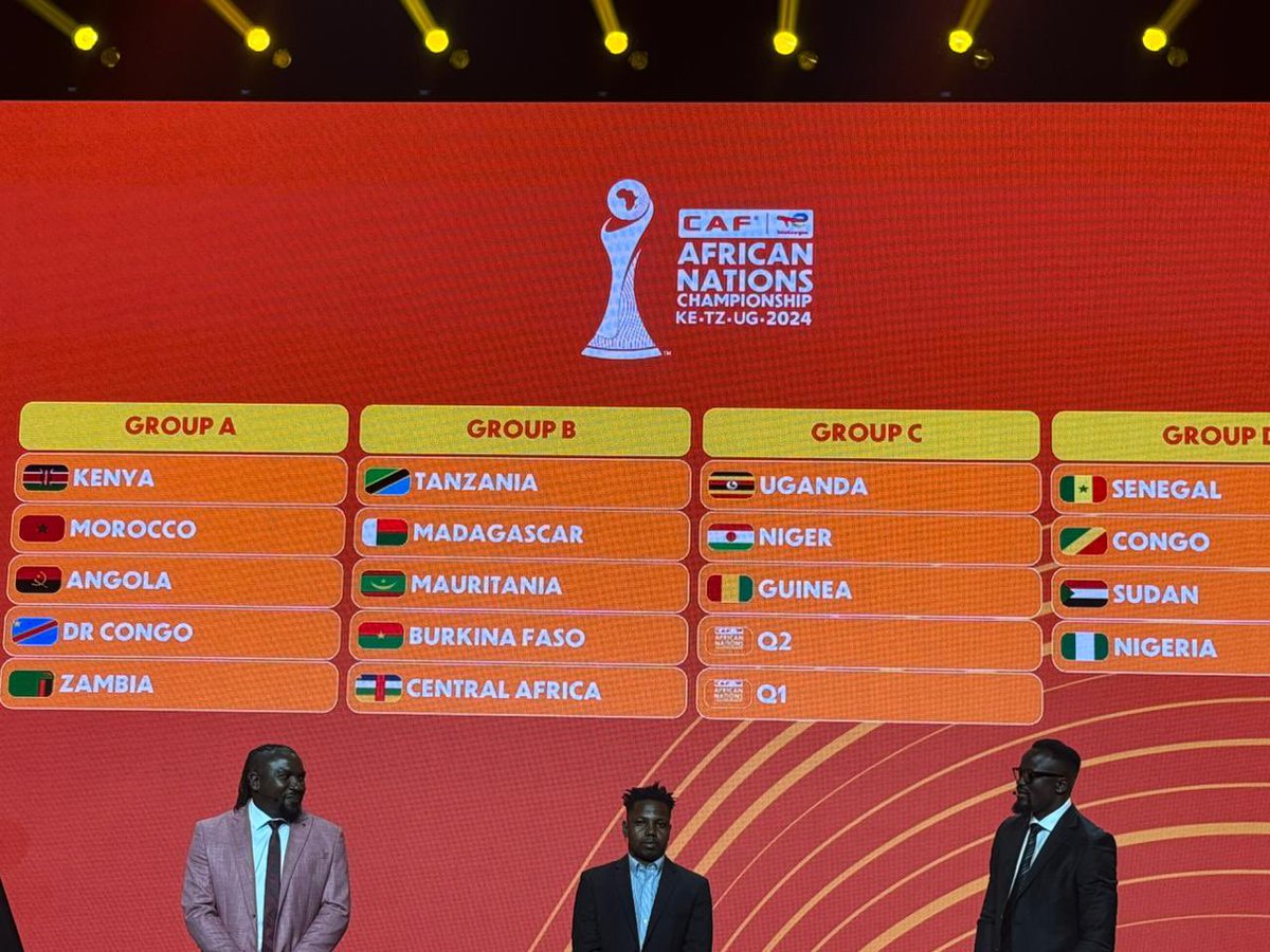 Waziri_Mvurya's tweet photo. I was joined by my Uganda counterpart, Hon. Peter Ogwang, the United Republic of Tanzania’s Hon. Prof. John Kabundi, Principal Secretaries led by Sports Principal Secretary Engineer Peter Tum, Federation Presidents, and other distinguished guests. 2/2

@moyasa_ke @CAF_Online @EngPeterKTum @GokSportsDept @FKFKENYA