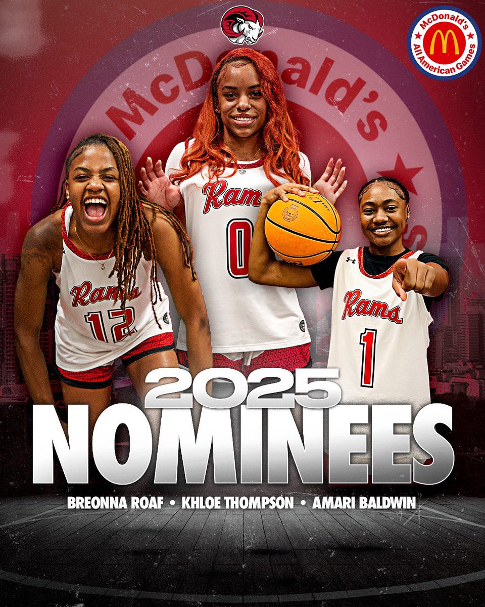 S/o to the baby rams on being Nominated as McDonald’s All -Americans. We can’t wait to get you to the 336. Signed 5 freshman and 3 are McDonald’s all Americans? Stay turned ❤️😂