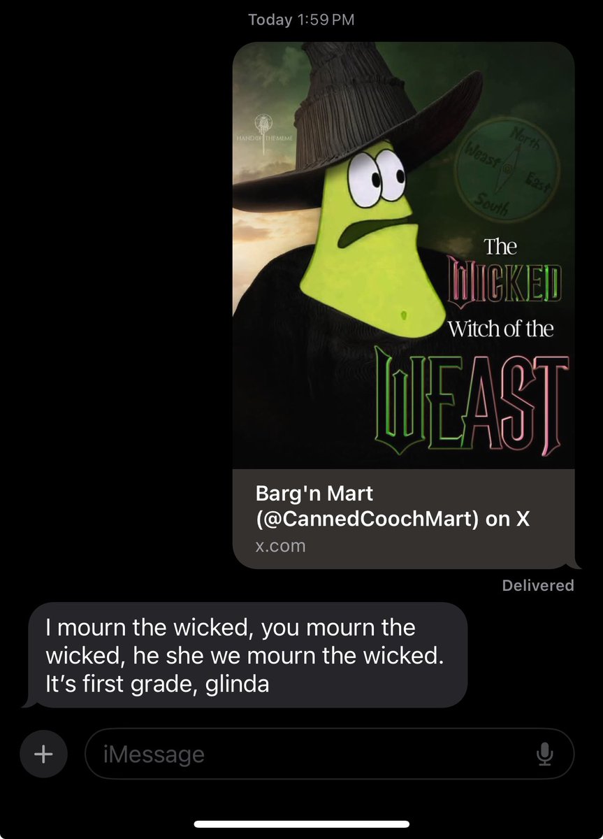 I married the right person. #spongebob #wicked