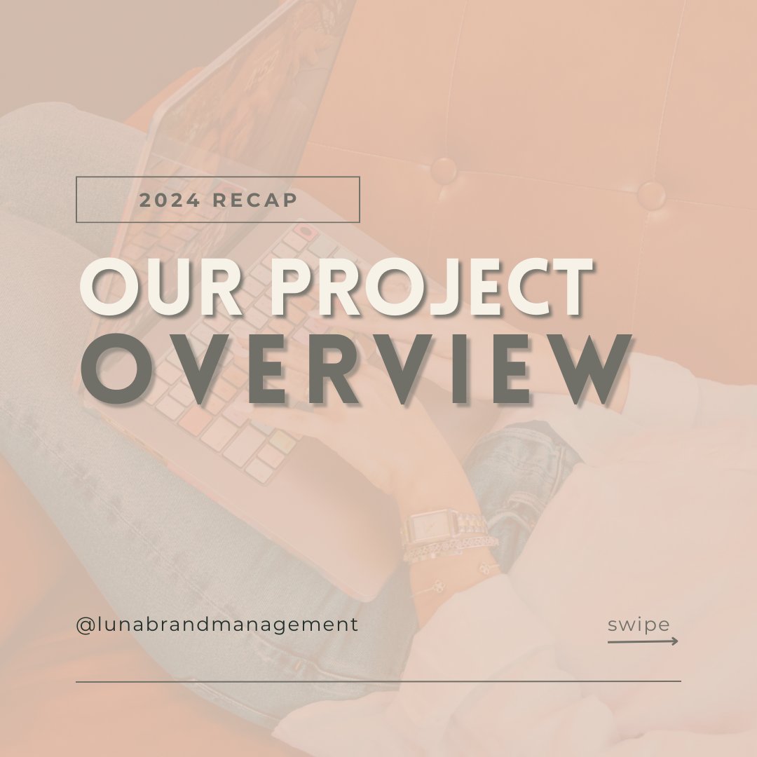 lunabrandmgmt's tweet photo. 2024 was a year of growth, and our team put in the WORK! With new partnerships and creative projects, we’re proud of every milestone we hit this year. Take a look at our highlights! 🌙 #projectoverview https://t.co/VN3Oqyf9v2