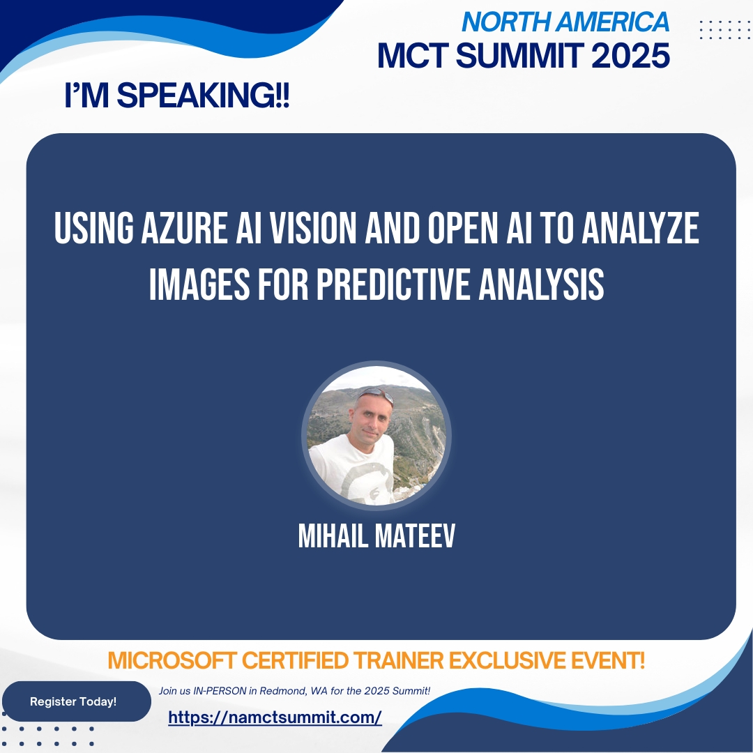 I'm excited to speak at North America #MCT Summit in front of other Microsoft Certified Trainers just before #Microsoft #MVP Summit #mvpsummit #mvpbuzz