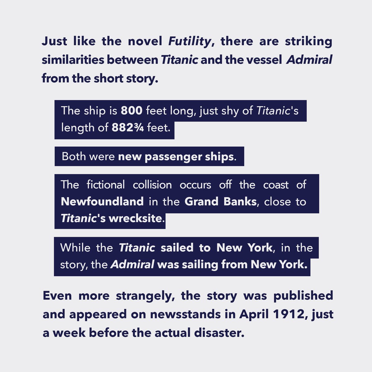 Maritime disasters have long captivated the imagination, blending tales of heroism with the perils of sea travel.⚓Stories echoing the fate of the #TITANIC reflect our deep connection and fascination with the ocean's mysteries.

📚 What is your favorite maritime story or poem?