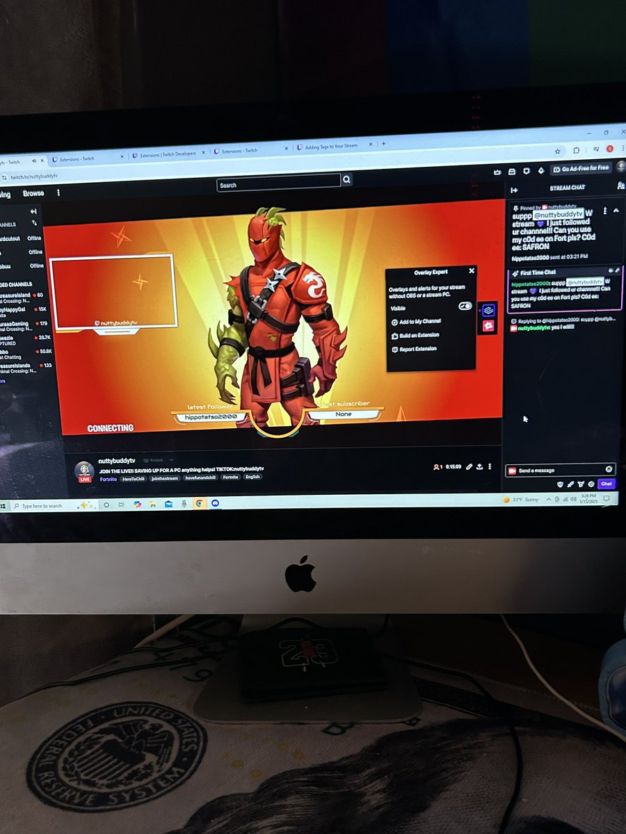 nuttybuddytv's tweet photo. Hey, Twitter fam! I’m live on Twitch right now, playing some Fortnite and just chilling. Come hang out, chat, and vibe with me while I game 🎮💬. Got my headset ready, so let’s talk! Join here: https://t.co/oTRJS5FjC6 #Fortnite #TwitchStreamer #ChillStream https://t.co/6ubPhurs8f