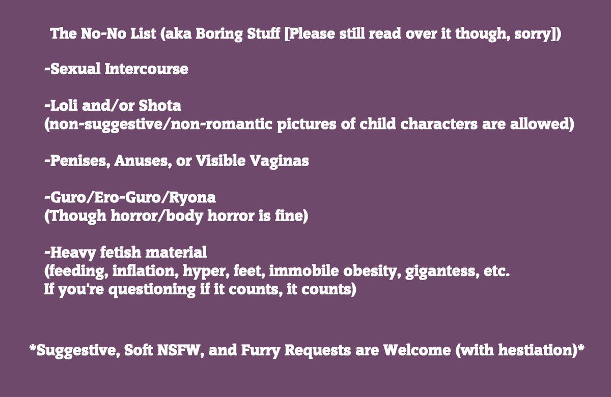 The time has finally come that you can get ME to draw a picture for YOU! (So long as it's within the TOS). All Transactions are through Paypal and in USD. DM me if interested! 💜
#art #opencommission #commissionopen #CommissionSheet #ArtCommission