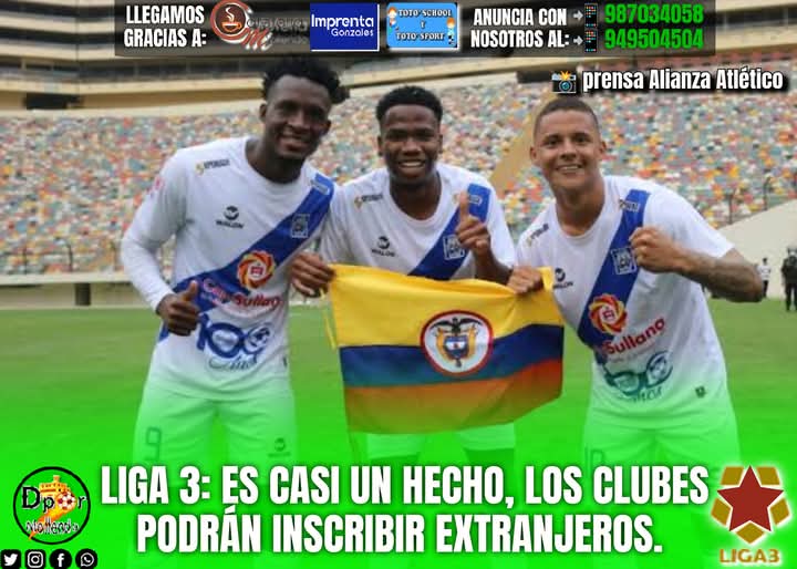 #Liga3 Es casi un hecho, los clubes podrán inscribir jugadores extranjeros. Aquí los detalles 👇🏽 facebook.com/share/p/19uUAc…