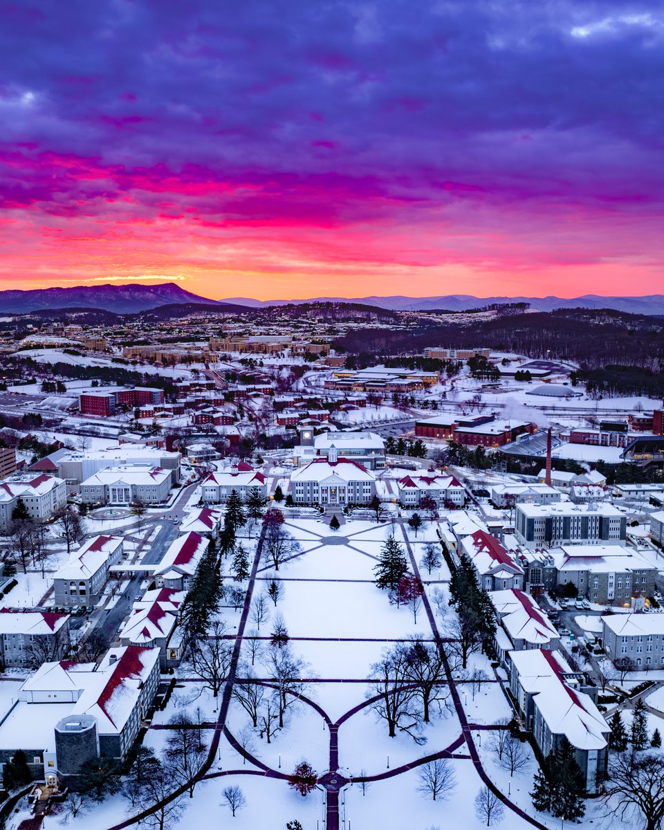 A winter postcard from JMU.