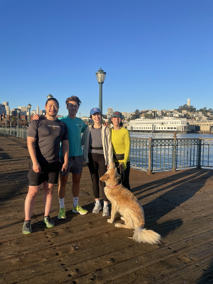 Excited every week for our Pitch and Runs SF &amp; learning what people are building in #sf (and not a shabby view or wx)! Join us—RSVP link in bio. #startup #ai