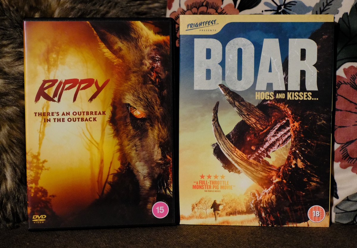 Tuftenstein's tweet image. Who says that the perfect Aussie creature feature double-bill doesn't exist...?!! 🎬🦘🐗 #BONZER