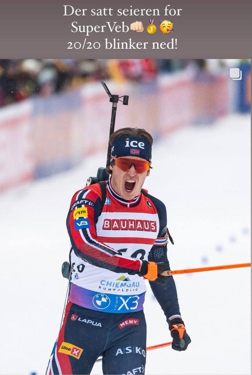 Gratulerer til @Teamlygna og Søndreål Sportsklubbs egen <a href="/vebjornso/">vebjørnsørum</a> med 1. Verdenscupseier Helt rått 💯💪👍Nå blirre WM ❄️