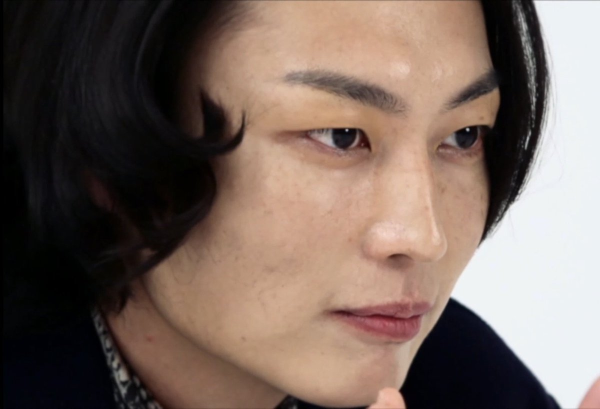 doomedsammy's tweet photo. hello to all enthusiasts of jaewon's freckles https://t.co/3LeKDbf4Su