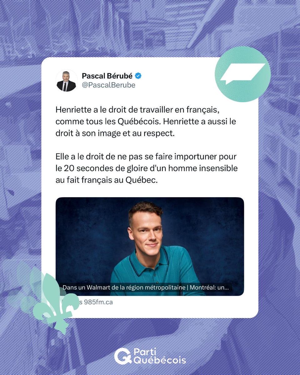 Parti Québécois tweet media