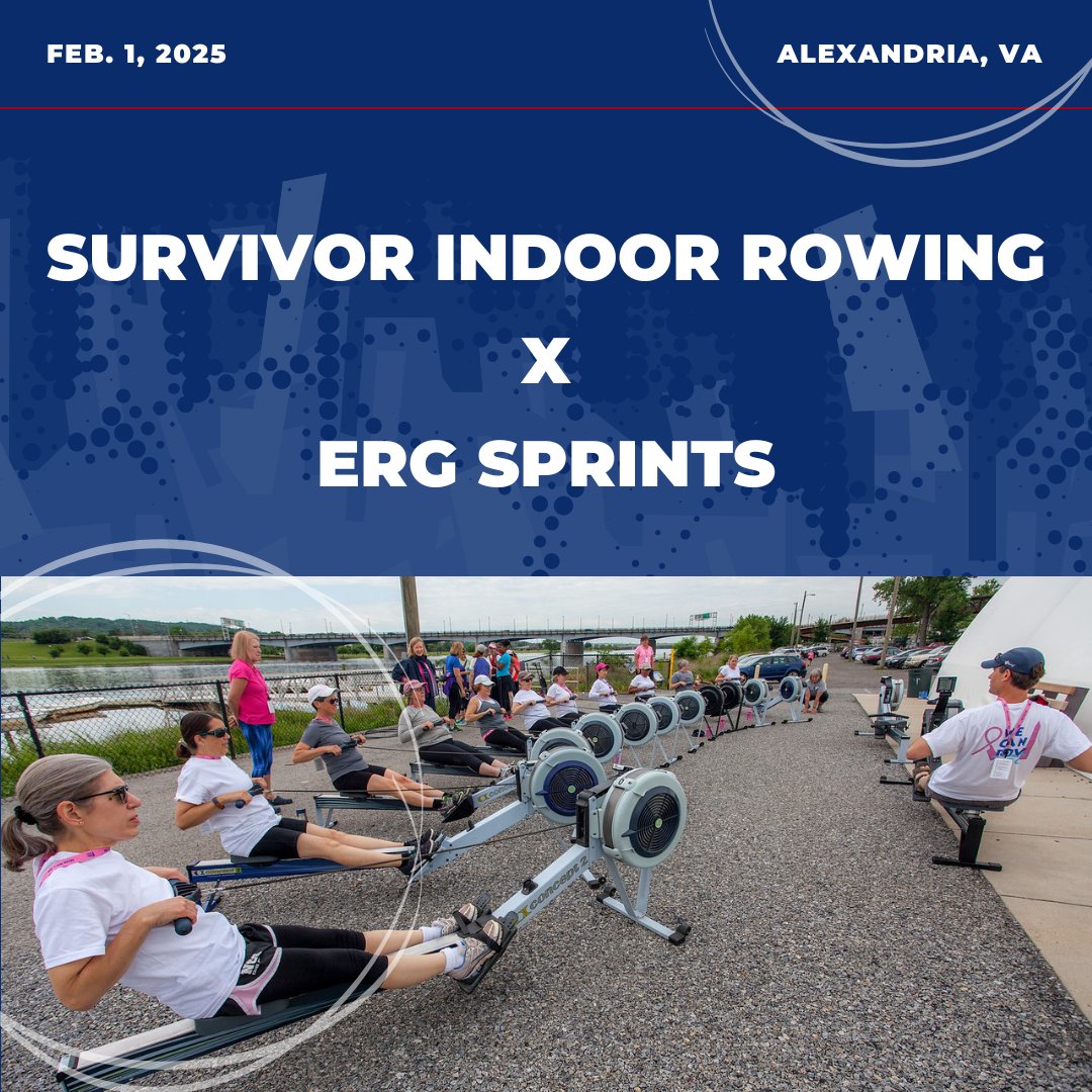 The Survivor Rowing Network is kicking off a new program for cancer survivors – Survivor Indoor Rowing – and the inaugural event will be held at the 2025 Erg Sprints, Saturday, February 1st at Alexandria City High School! Find out more and register at regattacentral.com/regatta/?job_i…