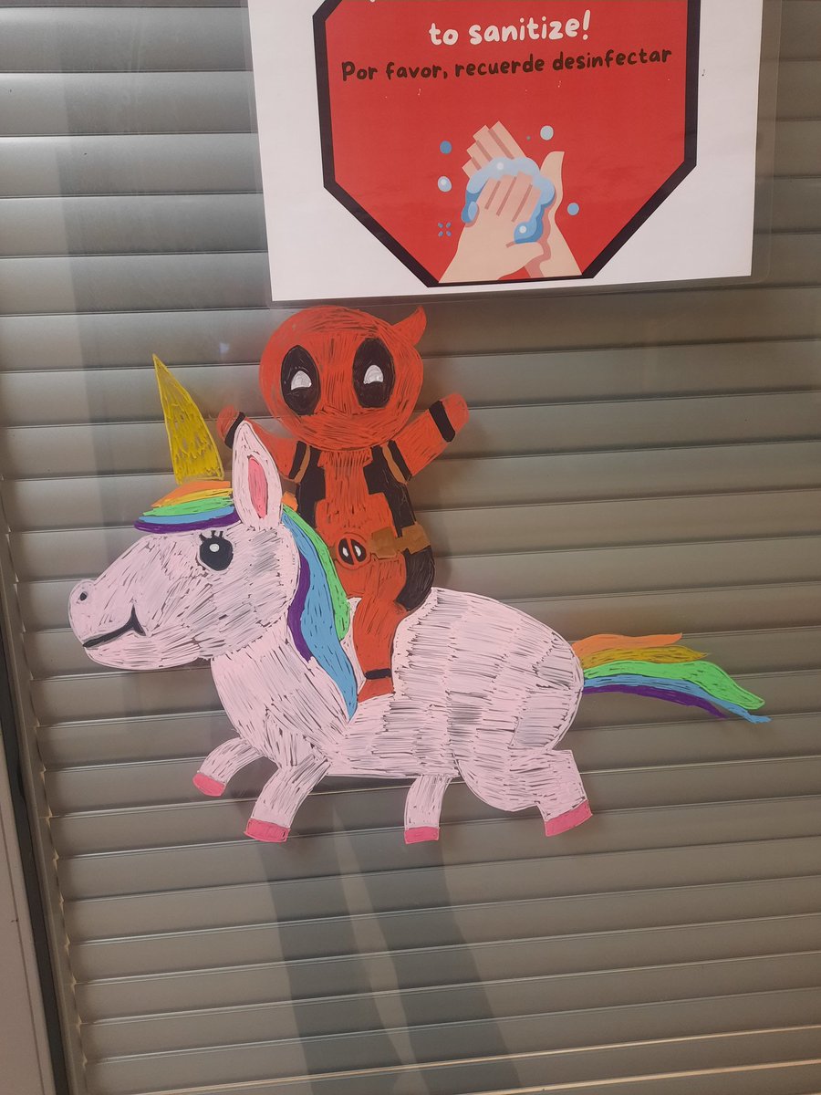 nerdalicious314's tweet photo. @VancityReynolds my daughter is a huge fan. She's in the ICU for pneumonia during chemotherapy. I always draw on her door to make her smile. #deadpool has been her favorite so far. No knives cause of the kids.
#mercwiththemouth #deadpoolwolverine
#nottruthfultimmy
#babyknife https://t.co/rbIZIZciLp