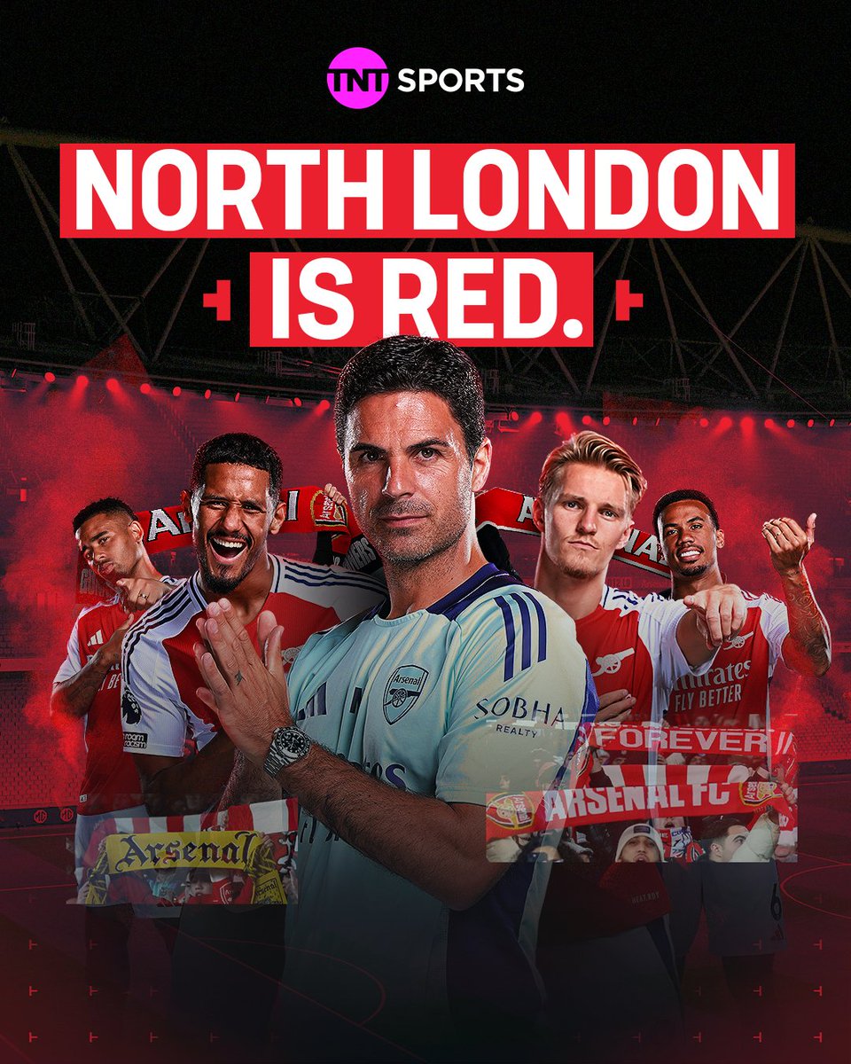 footballontnt's tweet photo. The last time Arsenal lost to Spurs was in 2022. 

5 wins and 1 draw in that time 🔴💪 https://t.co/Wh13wZjhrP